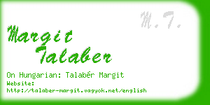 margit talaber business card